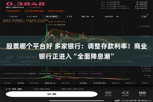 股票哪个平台好 多家银行：调整存款利率！商业银行正进入“全面降息潮”
