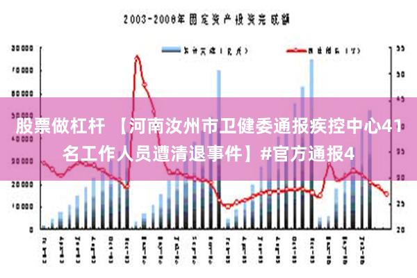 股票做杠杆 【河南汝州市卫健委通报疾控中心41名工作人员遭清退事件】#官方通报4