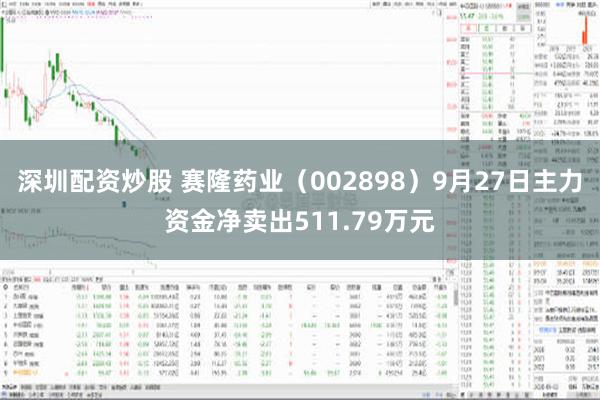 深圳配资炒股 赛隆药业（002898）9月27日主力资金净卖出511.79万元